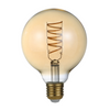 LED Vintage Spiral Filament Bulb Amber G95 E27