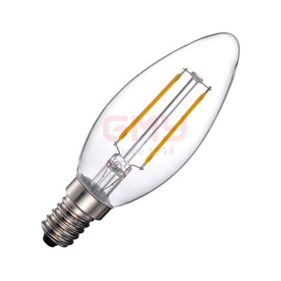 Dimmable BA35/B35 Led bulb E14Base LED filament bulb LED Edison Residential led bulb lamp Replacement Incandescent