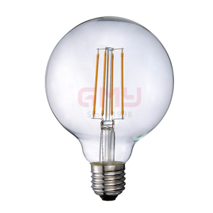 Dimmable G80/G95/G125 Led bulb E27 Base LED filament bulb LED Edison Residential led bulb lamp Replacement Incandescent 